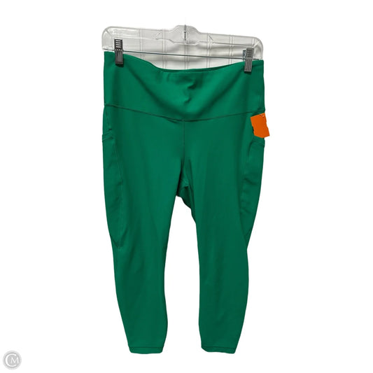 Athletic Leggings By Athleta In Green, Size: L