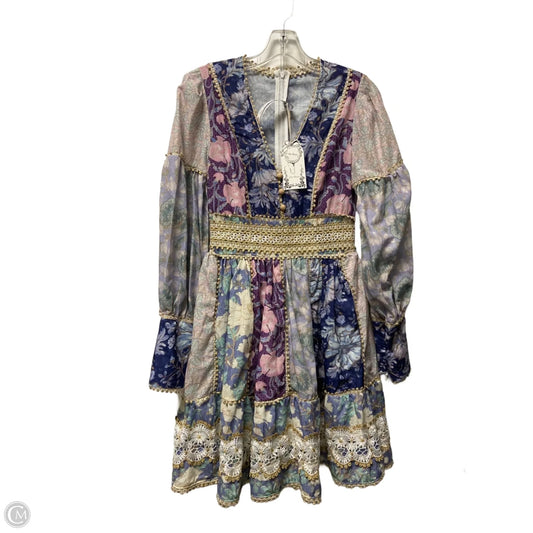 Dress Party Short By Cmb In Blue & White, Size: L