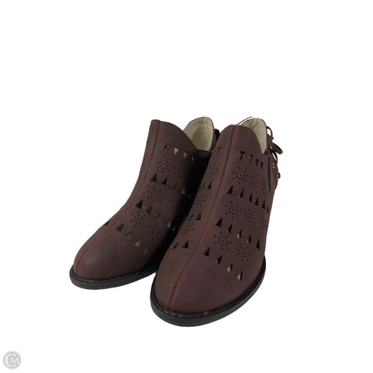 Shoes Heels Block By Jbu By Jambu In Purple, Size: 6