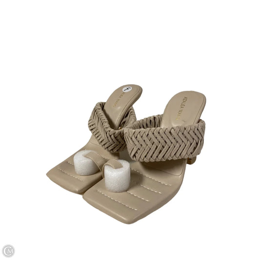 Sandals Heels Stiletto By Azalea Wang In Beige, Size: 7