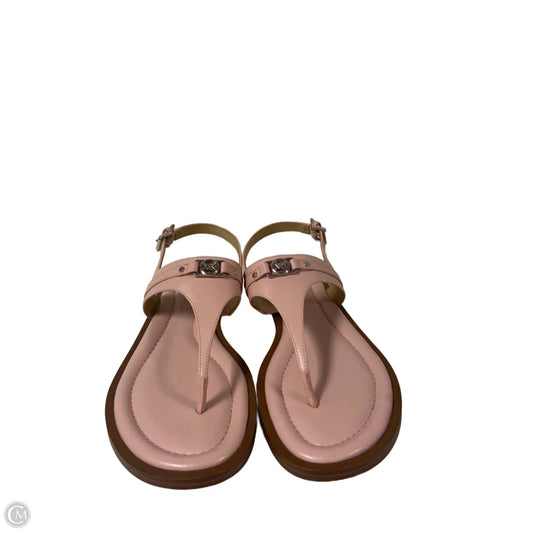 Sandals Designer By Michael Kors In Pink, Size: 7