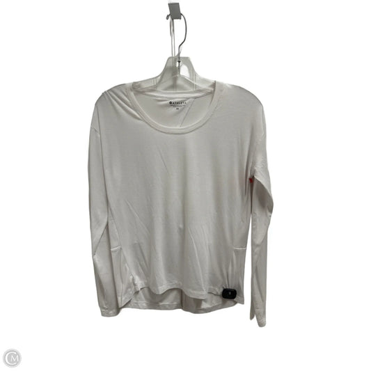 Athletic Top Long Sleeve Crewneck By Athleta In White, Size: Xs