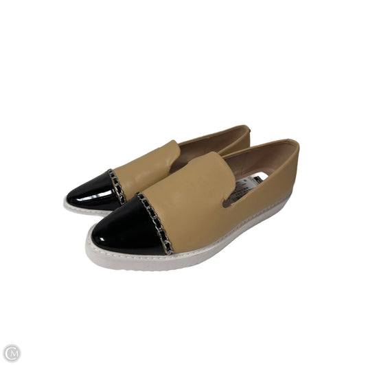 Shoes Designer By Karl Lagerfeld In Black & Cream, Size: 6