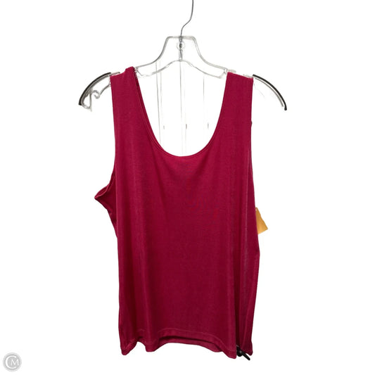 Top Sleeveless Basic By Chicos In Pink, Size: Xl