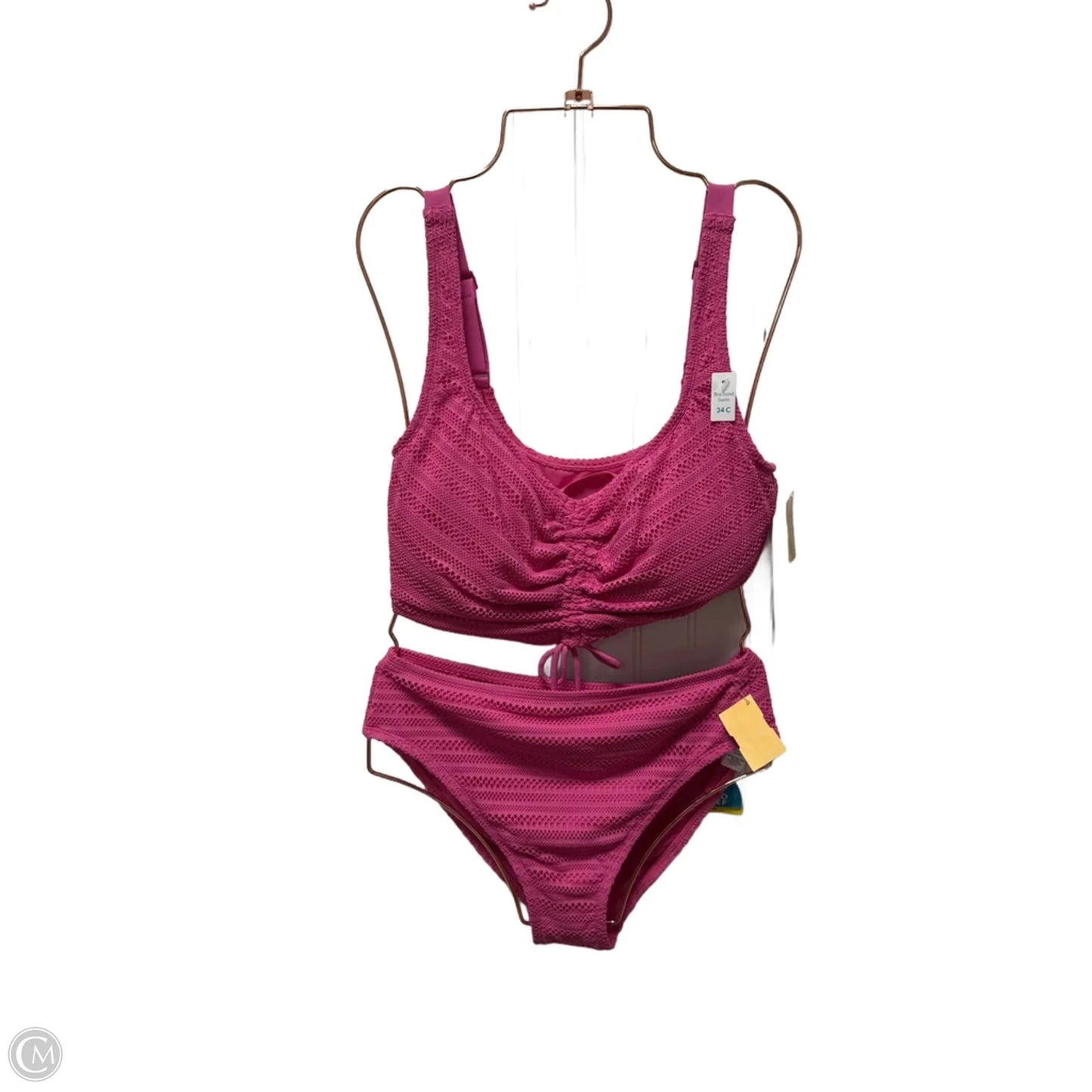 Swimsuit 2pc By Cmc In Pink, Size: M