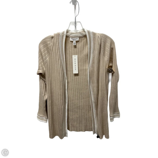 Sweater Cardigan By Clothes Mentor In Beige, Size: S