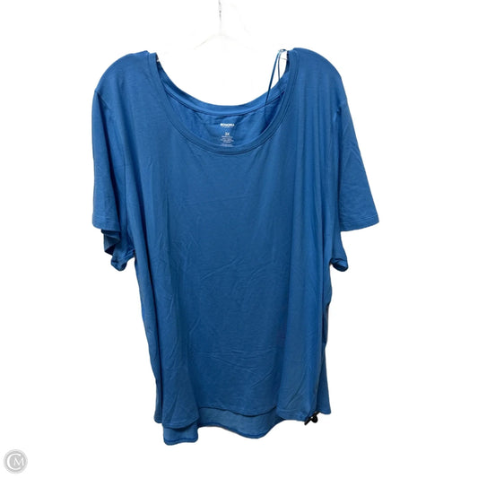 Top Short Sleeve Basic By Sonoma In Blue, Size: 3x