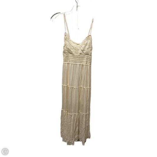 Dress Casual Maxi By No Comment In Cream, Size: Xl
