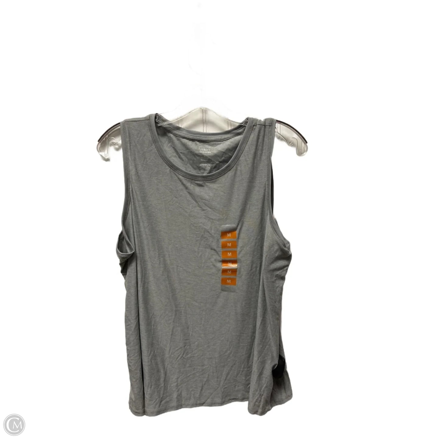 Top Sleeveless Basic By Clothes Mentor In Grey, Size: M