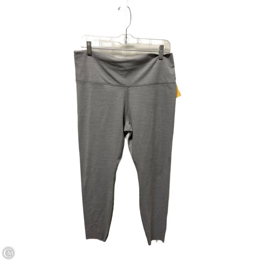 Athletic Leggings By Nike In Grey, Size: Xl