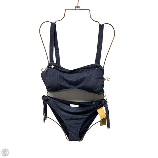 Swimsuit 2pc By Michael By Michael Kors In Blue, Size: M