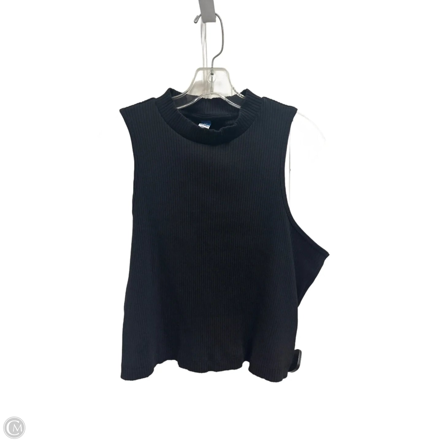 Top Sleeveless Basic By Old Navy In Black, Size: 1x
