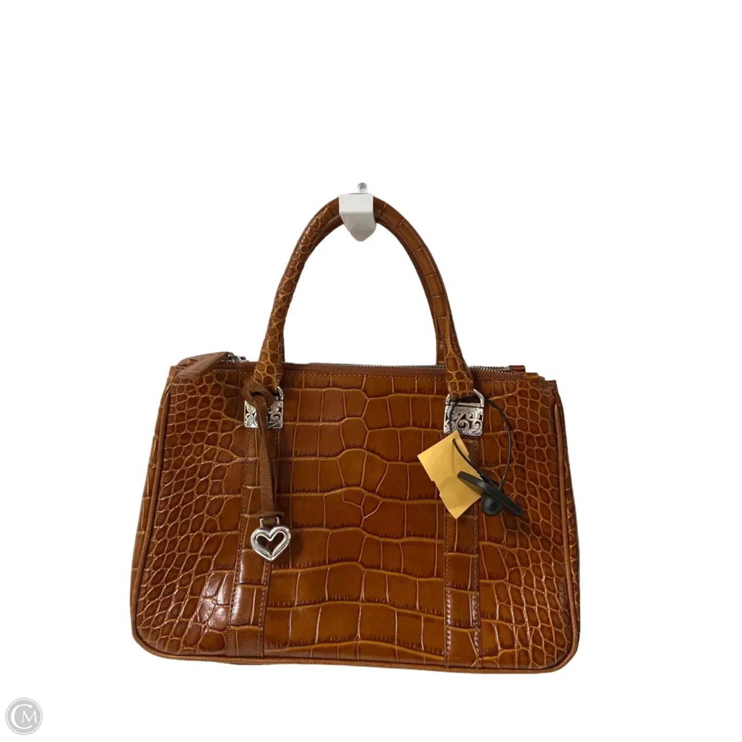 Handbag Leather By Brighton, Size: Medium