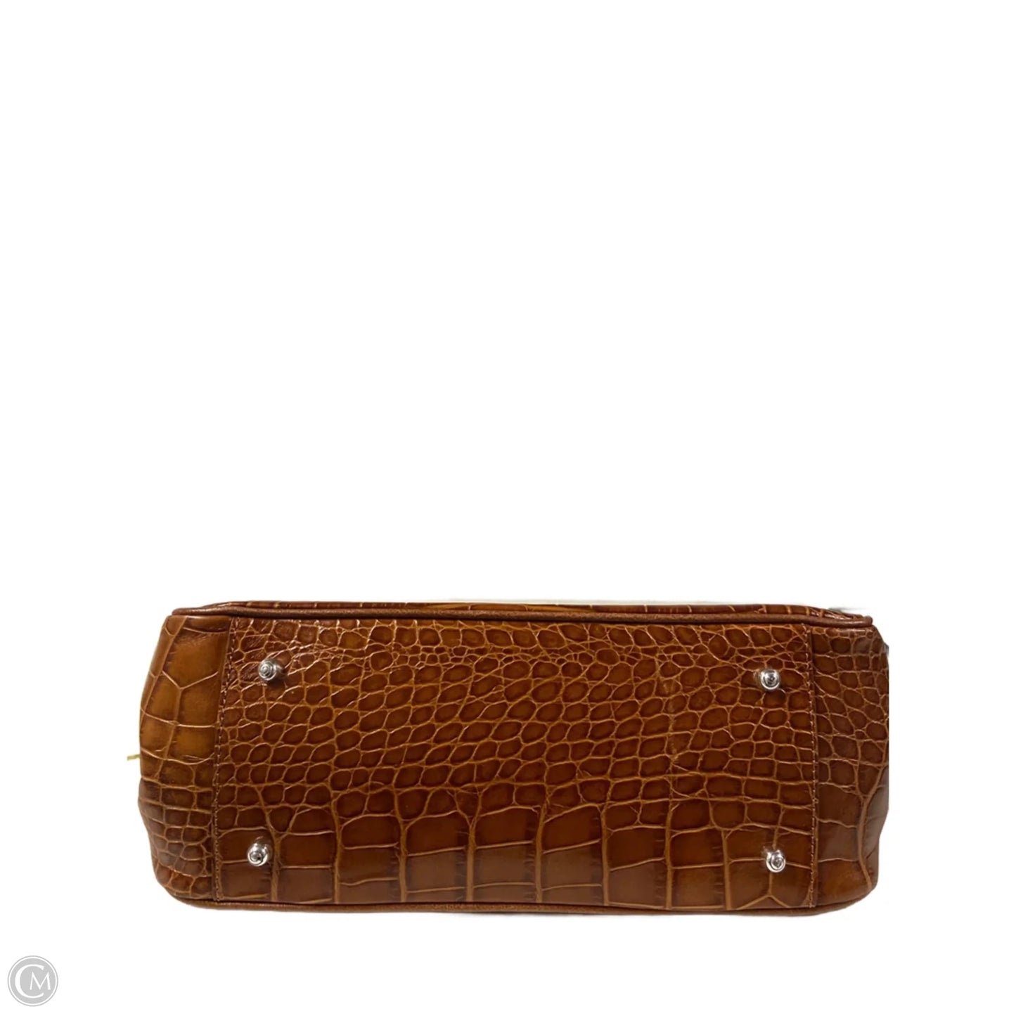 Handbag Leather By Brighton, Size: Medium