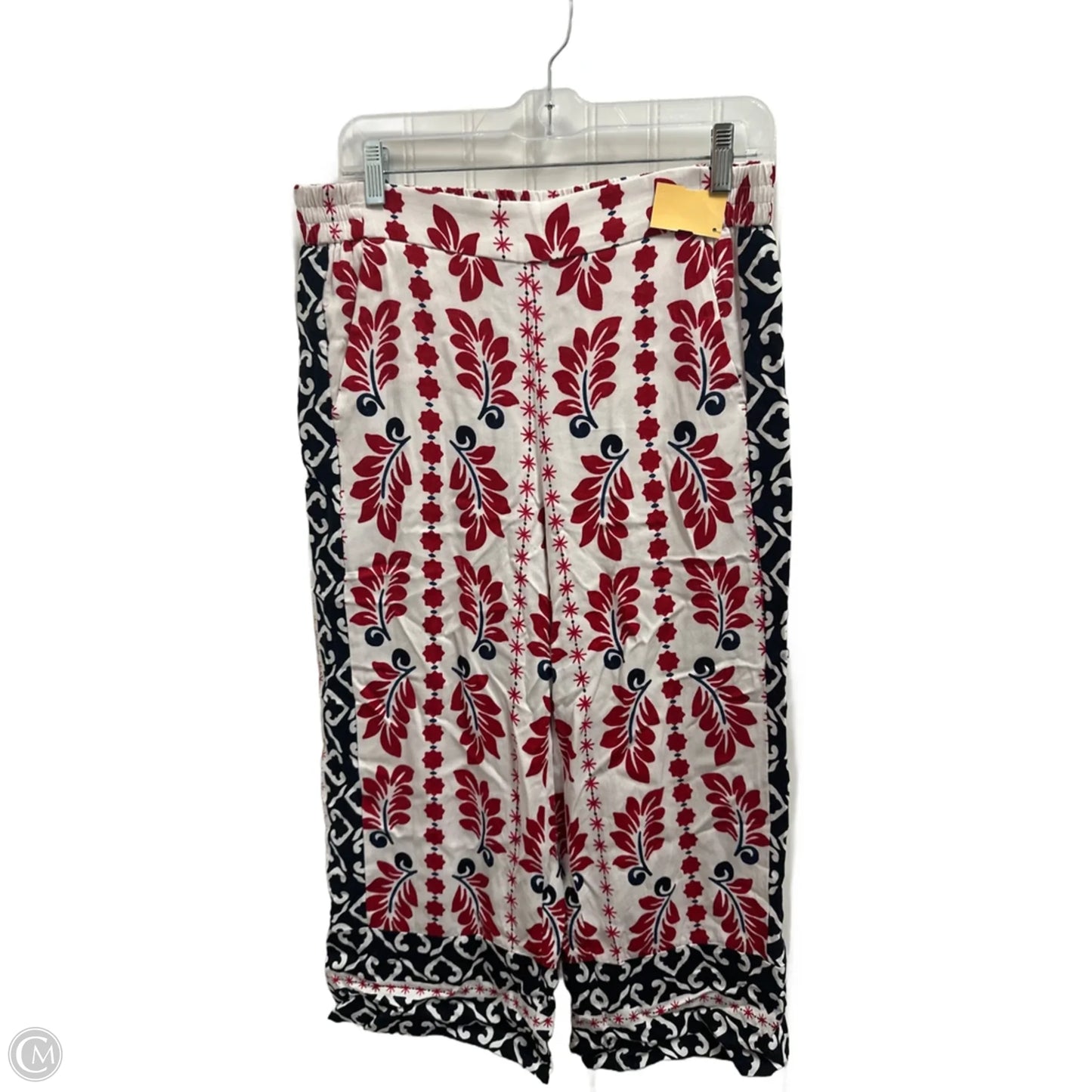 Pants Wide Leg By Talbots In Blue & Red & White, Size: 8p