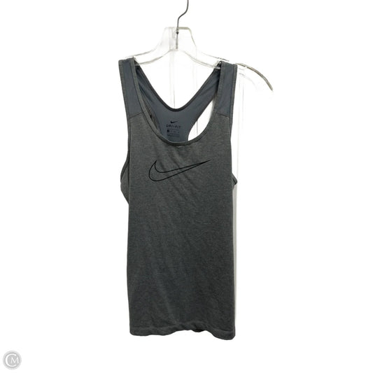 Athletic Tank Top By Nike In Grey, Size: Xs