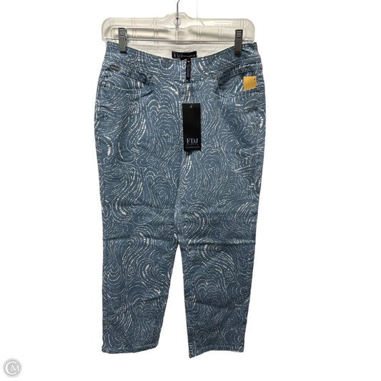 Jeans Straight By Clothes Mentor In Blue & White, Size: 6