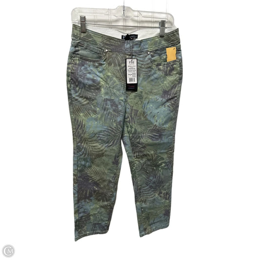 Jeans Straight By Clothes Mentor In Blue & Green, Size: 6