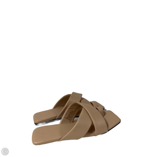 Sandals Flats By Open Edit In Beige, Size: 9