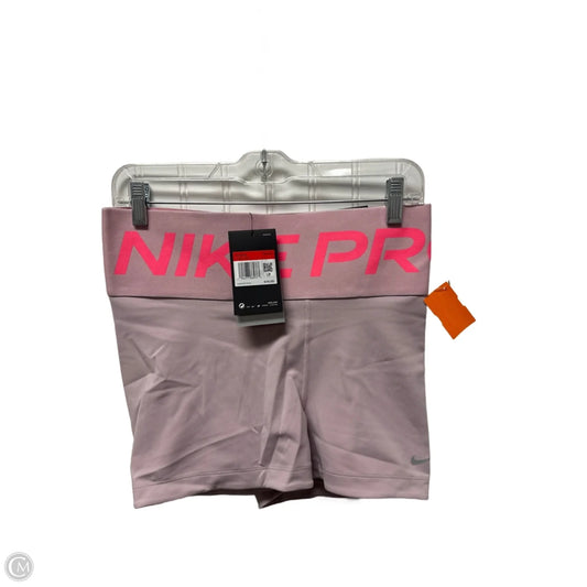 Athletic Shorts By Nike In Pink, Size: L