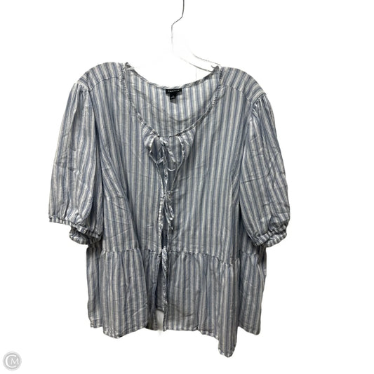 Top Short Sleeve By Torrid In Striped Pattern, Size: 2x
