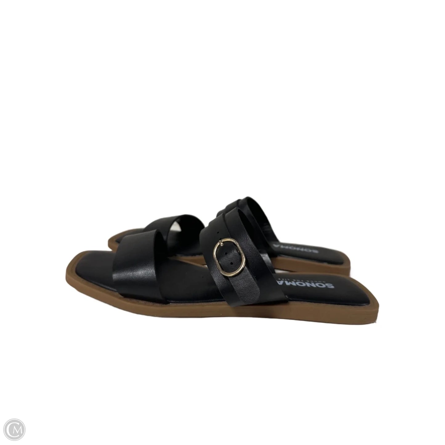 Sandals Flats By Sonoma In Black, Size: 7.5