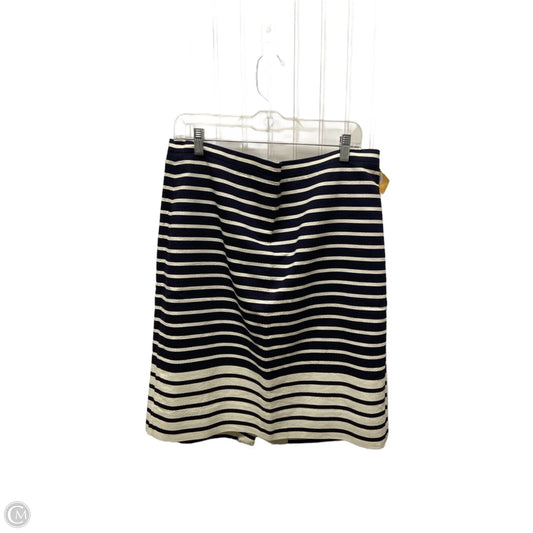 Skirt Mini & Short By J. Crew In Striped Pattern, Size: 16