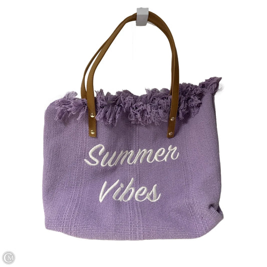 Tote By Clothes Mentor, Size: Large