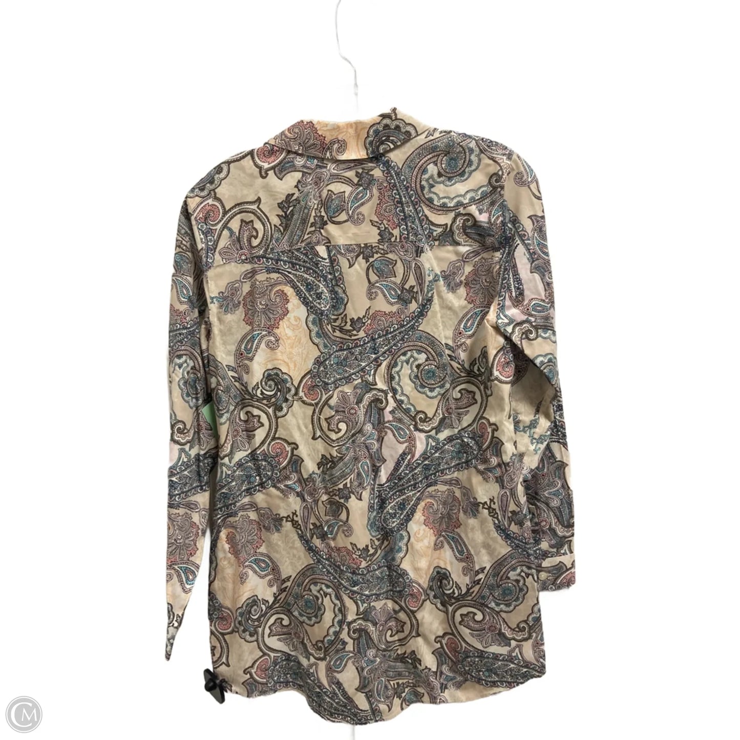 Top Long Sleeve By Chicos In Beige, Size: S