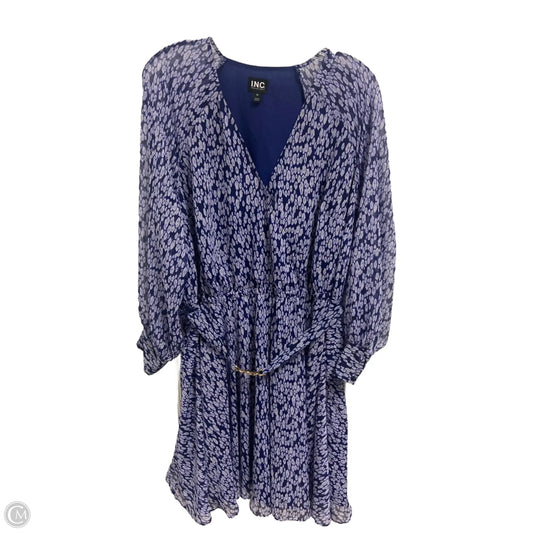 Dress Work By Inc In Blue, Size: 2x