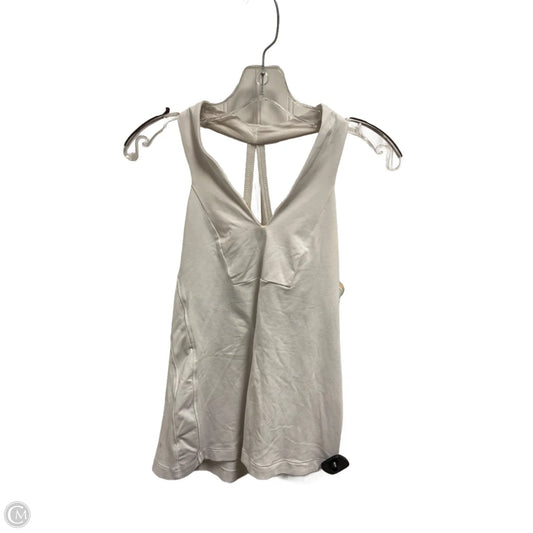 Athletic Tank Top By Lululemon In White, Size: M