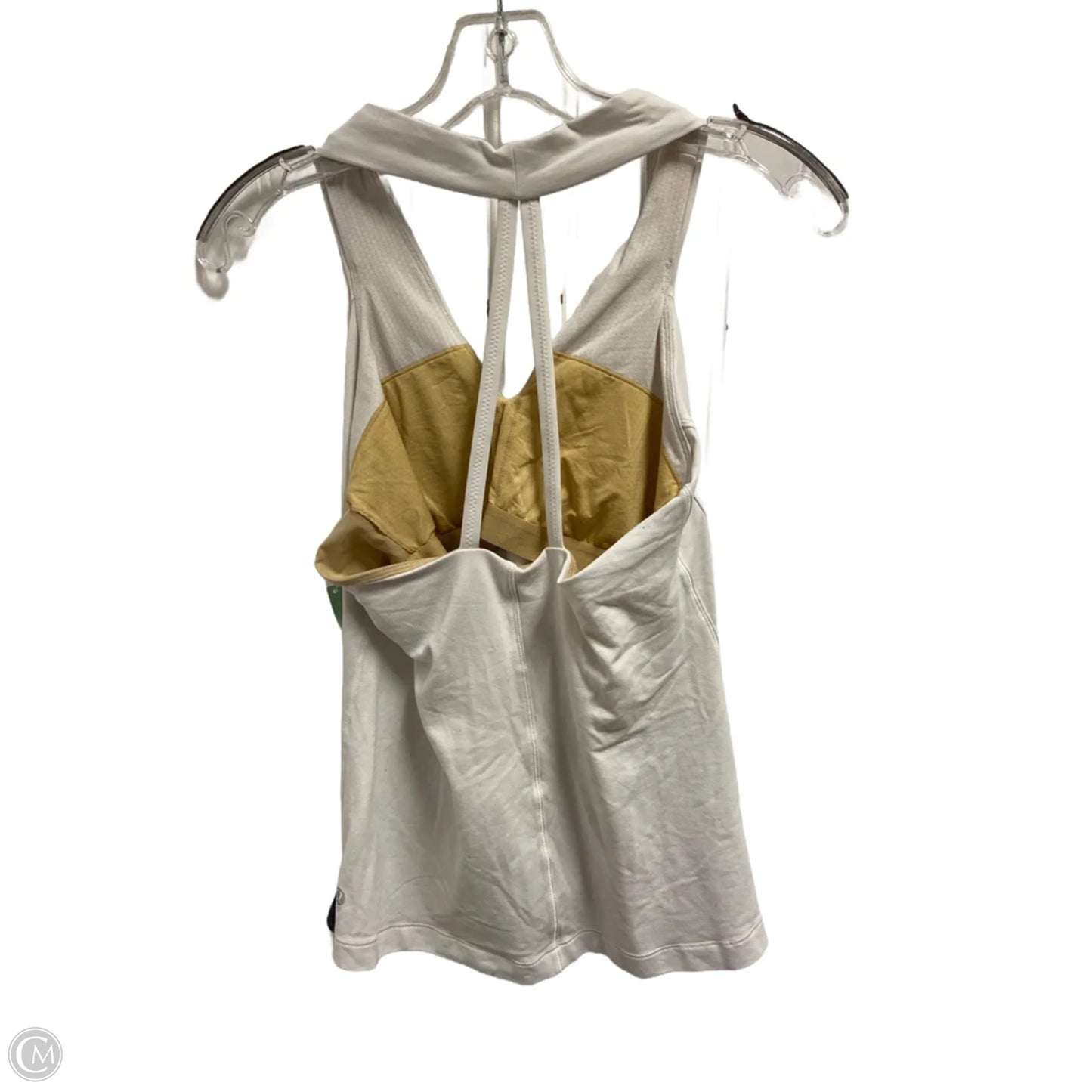 Athletic Tank Top By Lululemon In White, Size: M