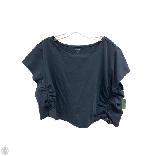 Athletic Top Short Sleeve By Old Navy In Blue, Size: 3x