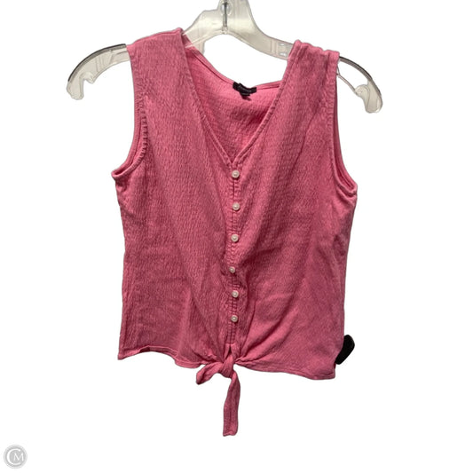 Top Sleeveless By Talbots In Pink, Size: Xs