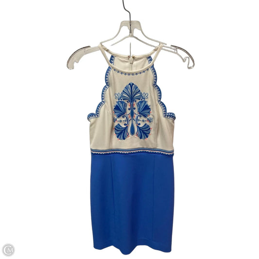Dress Designer By Lilly Pulitzer In Blue & Pink, Size: Xs