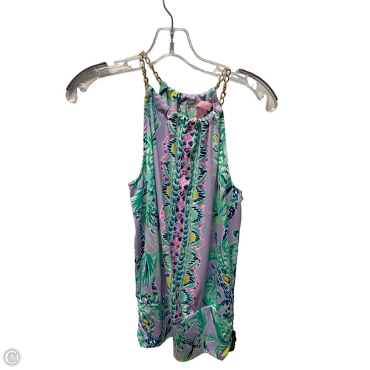 Top Sleeveless Designer By Lilly Pulitzer In Purple, Size: Xs