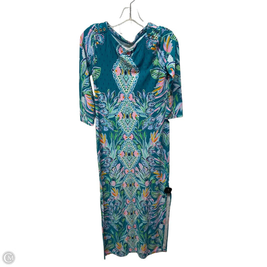Dress Designer By Lilly Pulitzer In Teal, Size: Xs