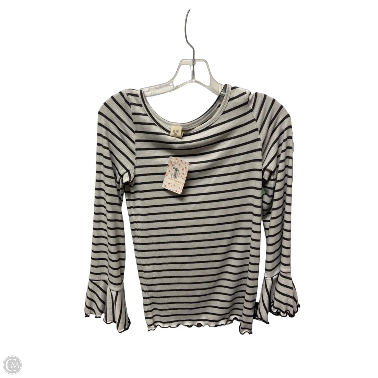 Top Long Sleeve By We The Free In Striped Pattern, Size: M