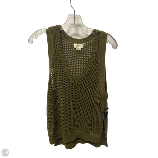 Top Sleeveless By Maeve In Green, Size: Xs