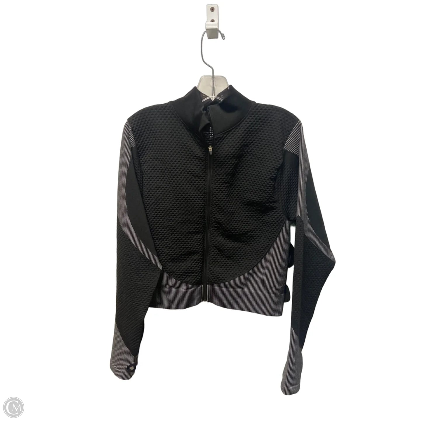 Athletic Jacket By Clothes Mentor In Black, Size: M