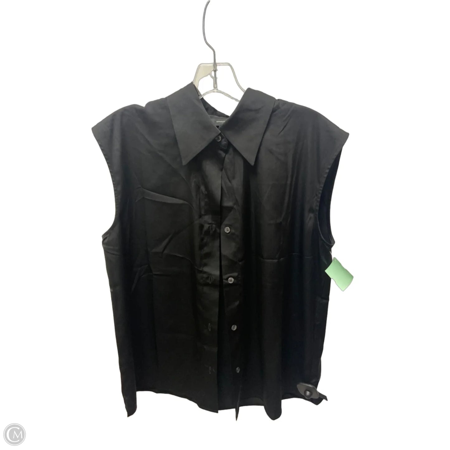 Top Sleeveless Basic By Banana Republic In Black, Size: M