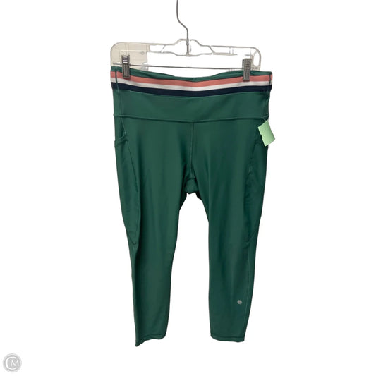 Athletic Leggings By Athleta In Green, Size: L