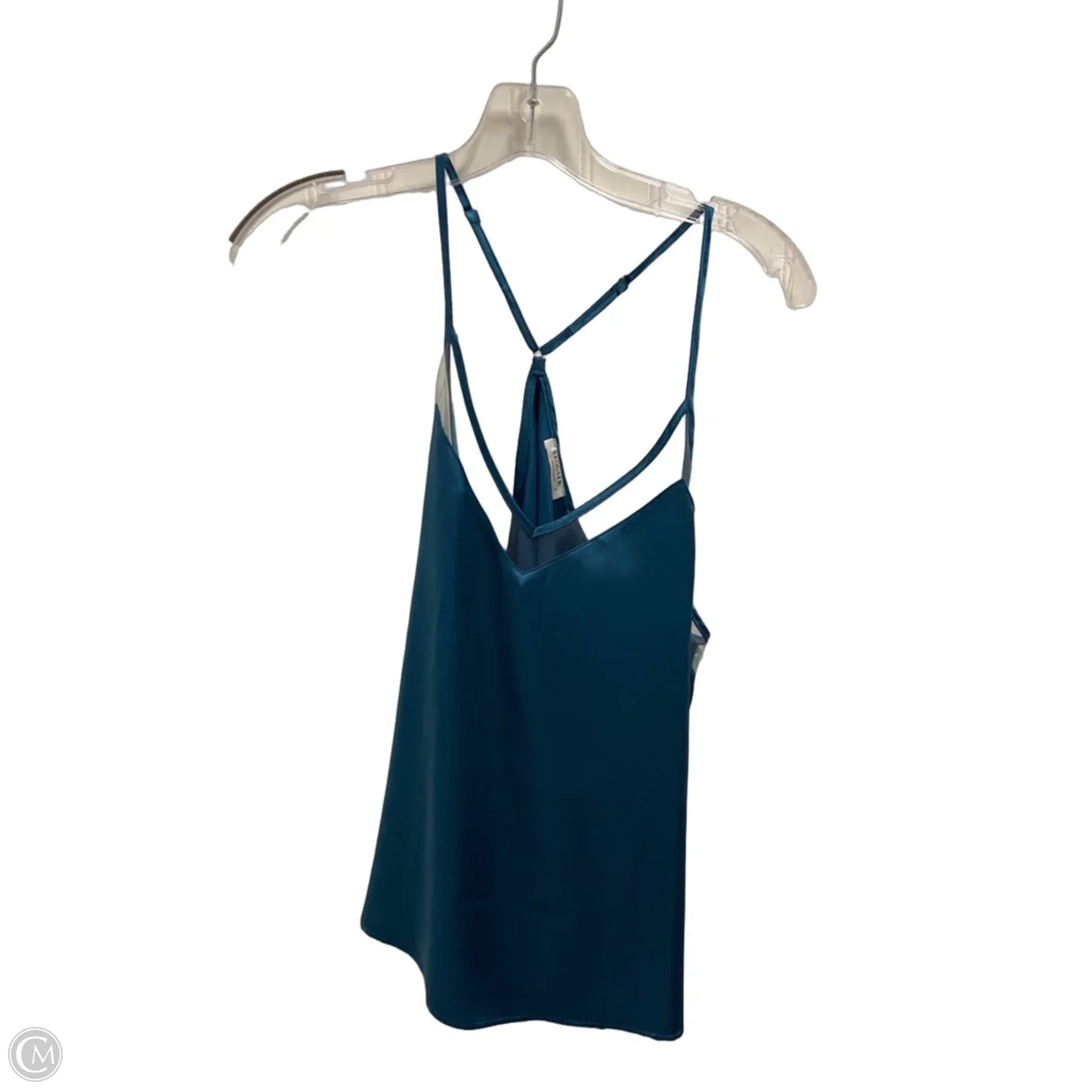 Top Sleeveless Basic By Clothes Mentor In Teal, Size: L