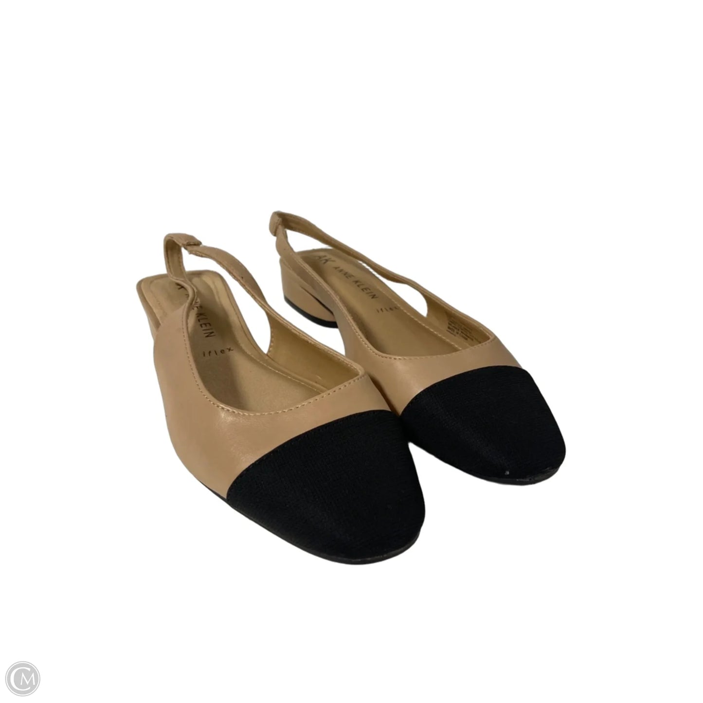 Shoes Heels Block By Anne Klein In Black & Cream, Size: 8.5