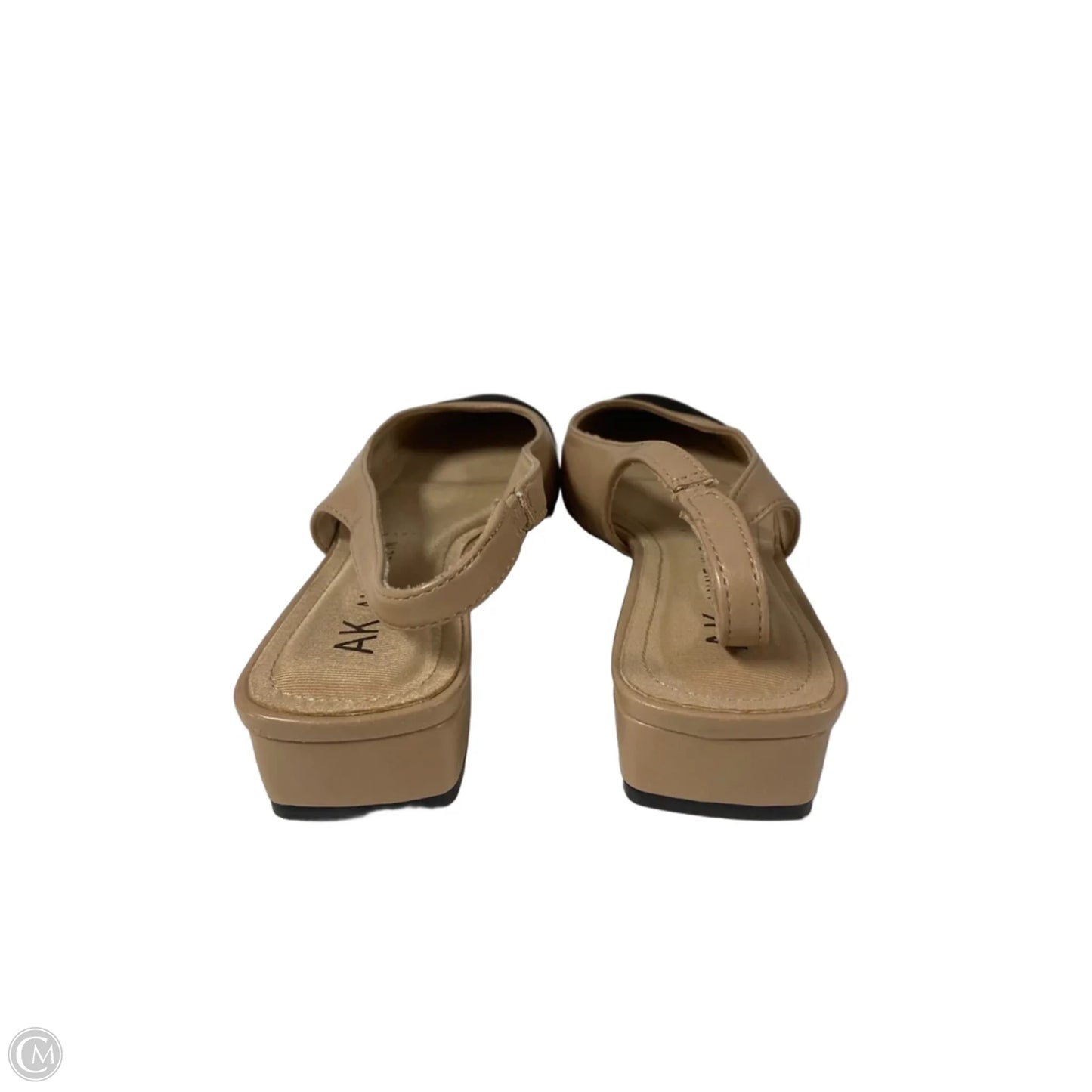 Shoes Heels Block By Anne Klein In Black & Cream, Size: 8.5