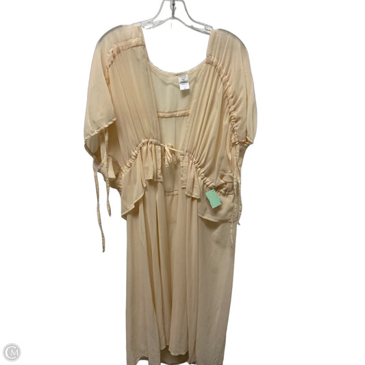 Shawl By Clothes Mentor In Beige, Size: 1x