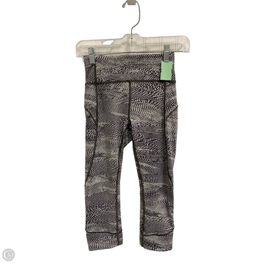 Athletic Leggings Capris By Lululemon In Grey, Size: S