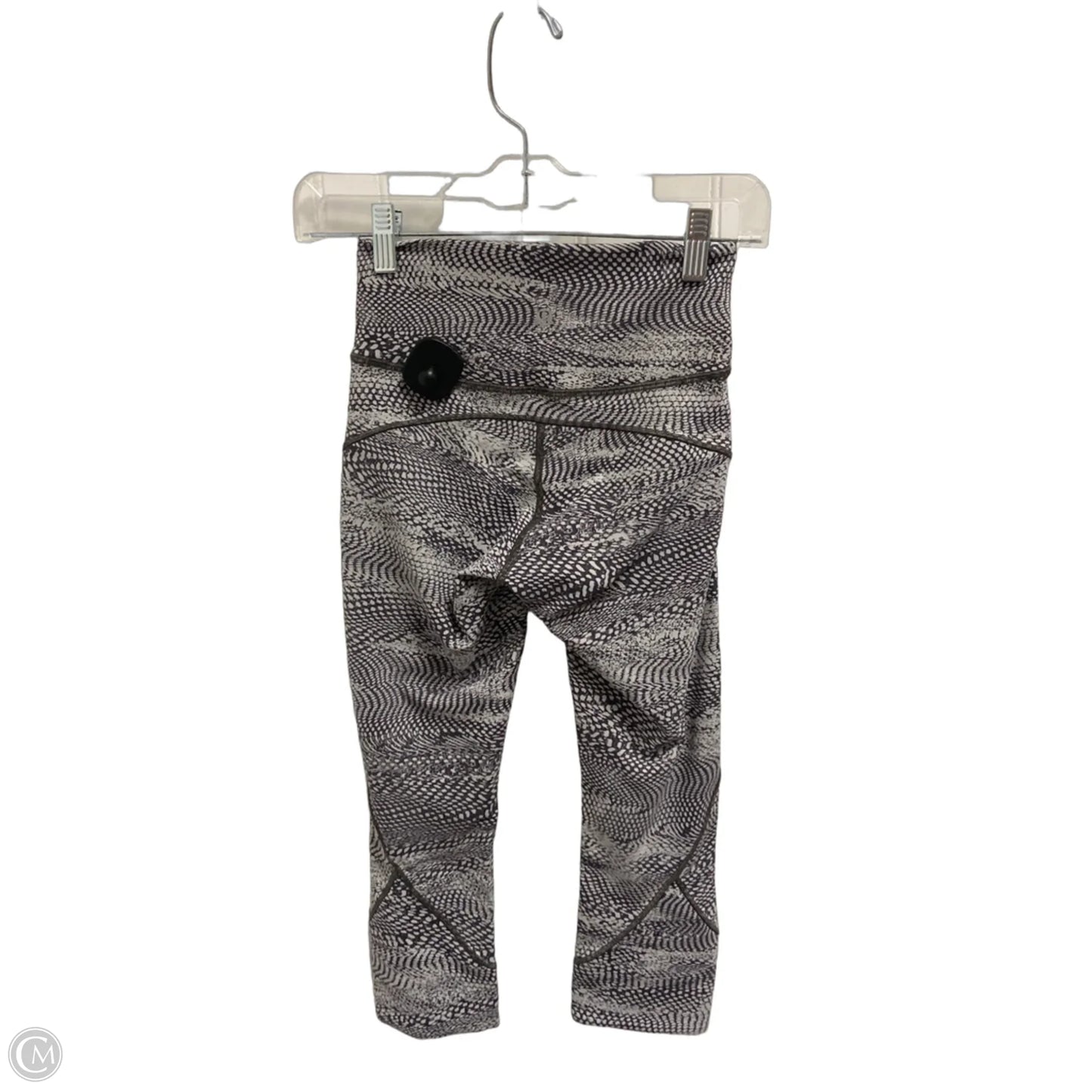 Athletic Leggings Capris By Lululemon In Grey, Size: S