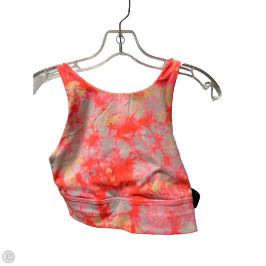 Athletic Tank Top By Lululemon In Tie Dye Print, Size: M