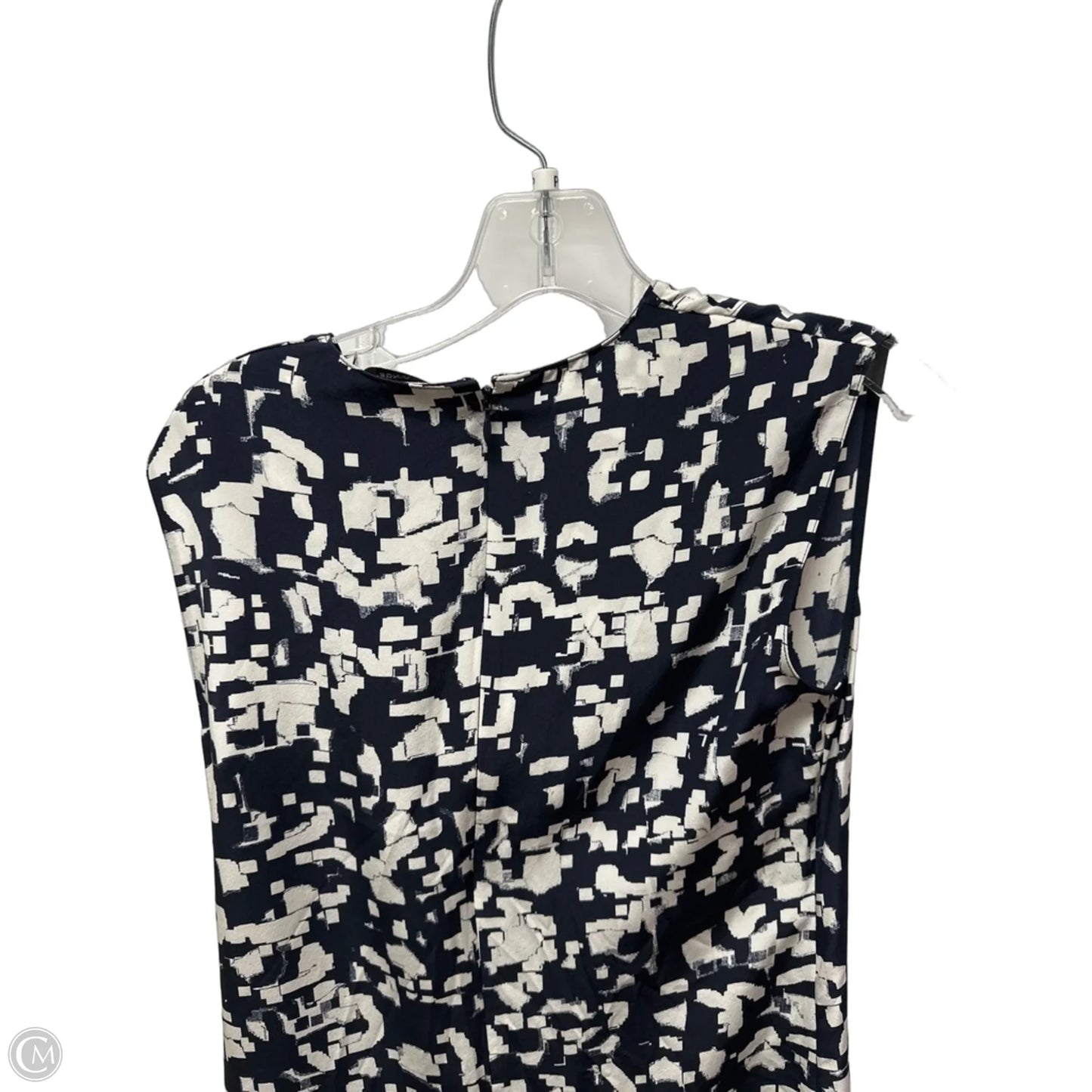 Dress Casual Midi By Vince In Blue & White, Size: Xs